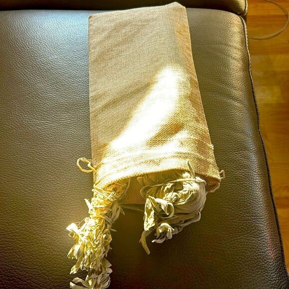 Sage Smudge Two Pack Tribal decorative cotton trim ceremonial bag Quiet Luxury - Picture 6 of 10